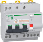 Schneider Electric EASY9 PRO Áramvédős kismegszakító, A osztály, 3P-N, C, 10A, 30mA