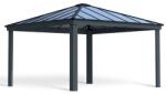 Canopia Carport auto din aluminiu, Canopia Colorado 4.3 x 4.3 m, Gri închis / Gri opac (707320)