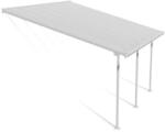 Palram Copertina terasa Feria 4 X 4 aluminiu, alb transparent - Canopia (702291)