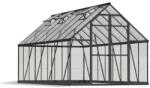 Palram Seră Canopia Balance 2.44 X 4.87 m policarbonat - Structură gri & Panouri hibride