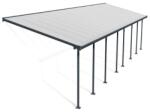 Palram Copertina terasa Feria 3X10.35 aluminiu GRI transparent - Canopia (702670)