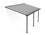 Palram Copertina terasa Olympia 3 X 5.5 aluminiu, GRI transparent - Canopia