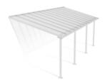 Palram Copertina terasa Olympia 3 X 7.5 aluminiu, Alb transparent - Canopia (704354)