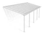 Palram Copertina terasa Olympia 3 X 8.5 aluminiu, Alb transparent - Canopia (704357)