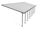 Palram Copertina terasa Feria 4X12.76 aluminiu, GRI transparent - Canopia (704662)
