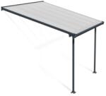 Palram Copertina terasa Feria 3X3.05 aluminiu GRI transparent - Canopia