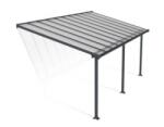 Palram Copertina terasa Olympia 3 X 6 m , aluminiu, GRI transparent - Canopia (704351)