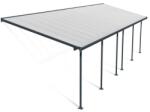 Palram Copertina terasa Feria 3X9.71 aluminiu GRI transparent - Canopia (702669)