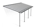 Palram Copertina terasa Sierra 3 X 7.5 aluminiu GRI inchis - Canopia
