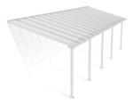 Palram Copertina terasa Olympia 3 X 10 aluminiu, Alb transparent - Canopia (704361)