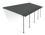 Canopia Copertina terasa Capri 971 × 295-299 × 260-305 cm aluminiu GRI inchis - Canopia
