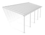 Palram Copertina terasa Olympia 3 X 9 aluminiu, Alb transparent - Canopia (704359)