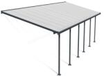 Canopia Copertina terasa Feria 3 X 8.5 aluminiu GRI inchis- Canopia