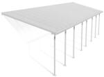 Palram Copertina terasa Feria 3X10.35 aluminiu alb transparent - Canopia