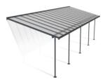 Palram Copertina terasa Sierra 3X9.71 aluminiu GRI inchis - Canopia (703191)