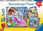 Ravensburger - Puzzle 3x49 Charming Mermaids - 40 - 99 piese