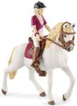 Schleich Игрален комплект Schleich Horse Club - Конен клуб София и Розов цвят (42540-39271)