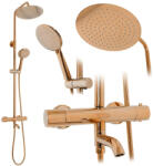Rea Coloana de dus cu termostat REA Lungo cupru lucios (REA-P7997)