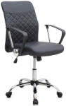 TopMebel Офис стол Avelon TopMebel с PU кожа в черен цвят 60x56x94/103cm