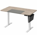 SONGMICS Birou cu reglaj electric pe inaltime, memorie cu 4 inaltimi, 60x140x(72-120)cm, gri stejar (EZ-LSD016H01)
