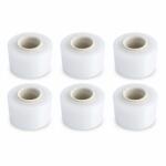  Set 6 Mini Role Folie Stretch Manuala pentru Ambalare, Impachetare si Fixare Produse, Utilizare Depozit si Transport, 12.5 cm, 0.38 kg pe Rola, Transparent (175958)