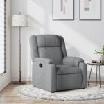 vidaXL Fotoliu rabatabil gri deschis, material textil GartenMobel Dekor (3206200)