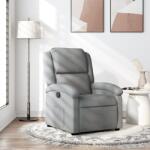 vidaXL Fotoliu rabatabil gri deschis, material textil GartenMobel Dekor (3205412)