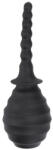 CleanHole Anális zuhany hullámos szilikon fejjel 12, 5 cm 380 ml gumiballon