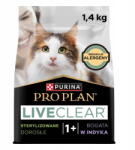PRO PLAN LiveClear Sterilised turkey 1,4 kg