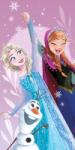 Jerry Fabrics Fürdőtörölköző Disney Frozen "Purple" Micro 70 x 140 cm