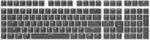 Hama Capace pentru tastatură Hama - uRage, PBT Pudding, negre/transparente (HAMA-217894)