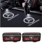 CerCip Lampi Portiere Auto MERCEDES BENZ, Holograma LED cu LOGO, Compatibile cu W223, W206, X254, EQS (84574577)