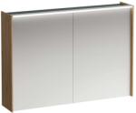 Laufen Lani - Dulap cu oglindă cu iluminare LED, 71x102x21 cm, 2 uși, stejar H4037921122671 (H4037921122671)
