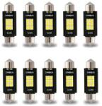  Szofita LED RSJ-306SMD-36 3030 6 SMD CANBUS 12/24V hűtőbordás, 36mm, 10 db (21257) (21257)