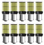  1156 LED izzó 144 SMD 21W fehér CANBUS 12/80V, 10 db (22049) (22049)