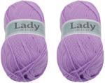 BELLATEX Lady NGM de luxe 100 g szett 2 db - 956 világoslila (14065)