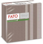 FATO Airlaid mintás szalvéta Tweed Chocolate - 1 rétegű, 40x40cm, 50 lap (88441100)