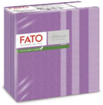 FATO Airlaid mintás szalvéta Tweed Aubergine - 1 rétegű, 40x40cm, 50 lap (88441000)