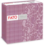 FATO Airlaid mintás szalvéta Drops Garnet Red - 1 rétegű, 40x40cm, 50 lap (88443300)
