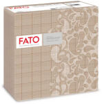 FATO Airlaid mintás szalvéta Drops Hazelnut - 1 rétegű, 40x40cm, 50 lap (88443400)