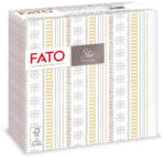 FATO Star karácsonyi mintás szalvéta Ribbon Silver - 2 rétegű, 38x38cm, 40 lap (82976500)