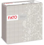 FATO Airlaid mintás szalvéta Drops Dove Grey - 1 rétegű, 40x40cm, 50 lap (88443500)