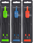 Faber-Castell Körző készlet iskolai +heggyel vegyes színben Faber-Castell sárga, piros, kék (FC174100) - web24