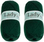 BELLATEX Lady NGM de luxe 100 g szett 2 db - 988 sötétzöld (14051)
