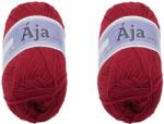 BELLATEX SET 2 darab fonal Aja NGM 50 g, 934 sötétvörös