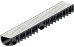 ACO Rigolă polipropilenă ACO grătar oțel zincat 1000x125x90 mm Ø 100 mm A 15 trafic pietonal (853003)