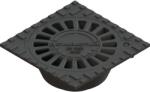 Vodaland Sifon terasă fontă VODALAND grătar fontă 250x250 mm ieșire verticală Ø 110 mm (33352513-5)