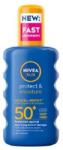 Nivea Spray de protecție solară Sun Protect & Moisture SPF50+ 200 ml