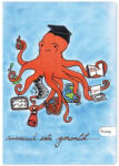 Aperta Caiet Aperta, Caracatița MIRCMAG, A5, 48 file, 80g, Dictando - Set 5 (CAI359)
