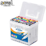 S-COOL Markere cu 2 capete, 6mm-3mm, 60 cul/set - S-COOL (SC1509)
